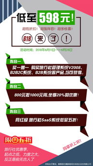 618特惠 高性?xún)r(jià)比旅行社管理系統(tǒng)，助力旅行社高效運(yùn)營(yíng)